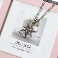 蜘蛛の巣 スパイダー ハート ビジュー ネックレス ピンク