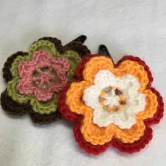 ハンドメイド 昭和レトロなモチーフのパッチンピン