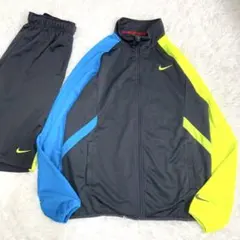 Nike ナイキ　スポーツジャージセットアップ　L ブルー　イエロー　ブラック