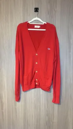 MAISON KITSUNÉ レッド カーディガン Lサイズ