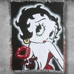 BPiI キャラ ラグ ビンテージ 古着 Betty Boop ベティ ブープ