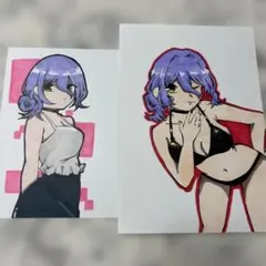 手描きイラスト チェンソーマン レゼ ファンアート イラスト