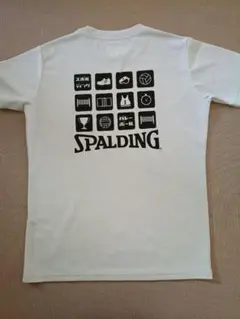 SPALDING バレーボール Tシャツ ホワイト SPALDINGのサムネイル