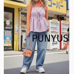 PUNYUS ギンガムチェック キャミソール ビスチェ ピンク プニュズのサムネイル