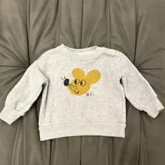 BOBO CHOSES ネズミプリント　グレー トレーナー 12ヶ月