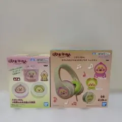 こびとづかん ヘッドホン　2段お弁当箱　巾着袋のサムネイル