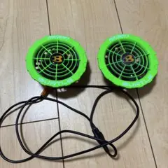 バートル エアークラフト ファンユニット ケーブル グリーン ピンク 