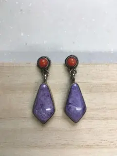 インディアンジュエリー　ピアス(刻印あり)