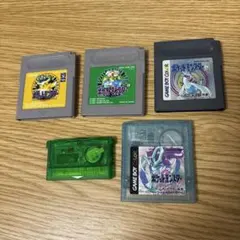 ポケットモンスター ゲームボーイソフト 5本セット