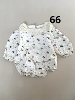 花柄ロンパース　66 ベビーロンパース