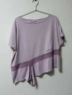 jump one アシンメトリックカット ショート丈 Tシャツ サイズF