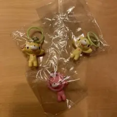 いたずらぐまのグルーミー マスコットチャーム めじるしアクセサリー 3個セット