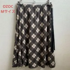 【未使用】OZOC チェック柄スカート Mサイズ