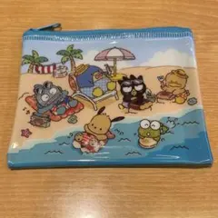 スシロー　はぴだんぶい　サンリオ　コラボ クリアポーチ