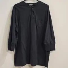 グラッドハンド 七分袖 ヘンリーネック Tシャツ 2XL 黒 GLAD HANDのサムネイル