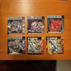 元祖SDガンダムスナック2 シール 6枚セット　シークレットあり