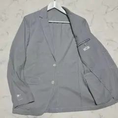 美品　シップス　SHIPS シアサッカージャケット　ウォッシャブルストレッチ　L