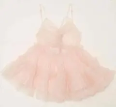 トリートユアセルフ バレリーナフェアリーチュールペプラムトップス ピンク Treat Ürself Ballerina fairy tulle tops - メルカリ