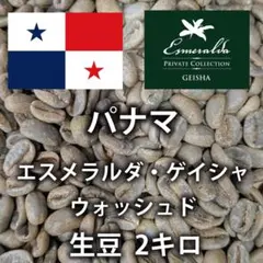 パナマ・エスメラルダ・ゲイシャ コーヒー生豆 2kg - メルカリ