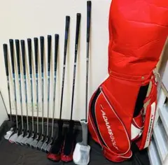 【３末までの出品です！】ADAMSGOLF レディース ゴルフクラブ12本セットのサムネイル