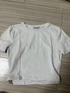 ZARA ホワイト 半袖Tシャツ