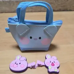 BT21　2点セット BT21HAIR CLIP前髪クリップ BT21ミニポーチ