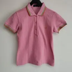 FRED PERRY ピンク ポロシャツ UK 10