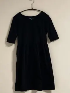 GAP kids黒い七分袖AラインワンピースXXL