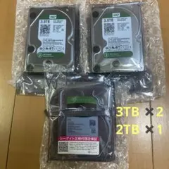 1389 HDD 3.5インチ 2TB 正常 4個 - メルカリ