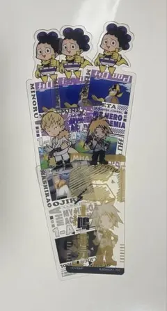 ヒロアカ ブックマークA組男子5枚まとめ売り