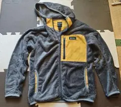 Manastash フリースジャケット グレー/イエロー Sサイズ