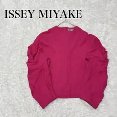 【ISSEY MIYAKE】 変形 ニット トップス ウール ピンク 24SSのサムネイル