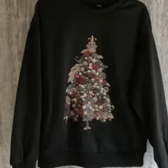 クリスマスツリー プリント スウェットのサムネイル