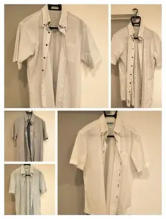 LES MUES 　i-shirt　半袖シャツ　5枚セット ノンアイロン