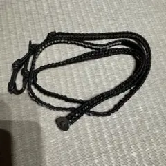 チャンルーCHANLUU 黒×クリア×ブラウンブレスレット