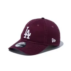 New Era ベースボールキャップ バーガンディ　9twenty