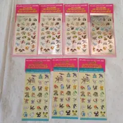 ポケモンキャラシール　キラキラシール　７枚