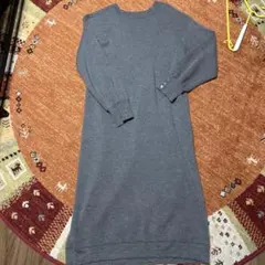 INDIVI グレーニットワンピース