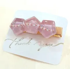 レジンヘアクリップ　☆おまとめ購入がお得☆