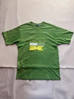 90s ミチコロンドン Tシャツ シングルステッチ ビッグロゴ 緑のサムネイル