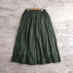 未使用/Brillage/刺繍 エンブロイダリー ロングスカート