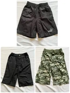 PUMA ブラック ハーフパンツ