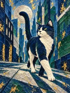 猫 デジタルアート 写真