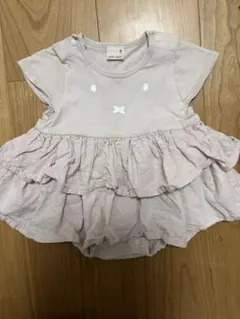 petit main ミッフィー フリルロンパース 80サイズ