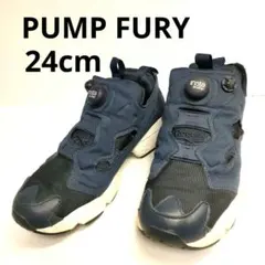 【美品✨】Reebok INSTAPUMP FURY ネイビ24cm