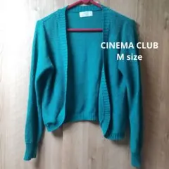 CINEMA CLUB グリーン カーディガン