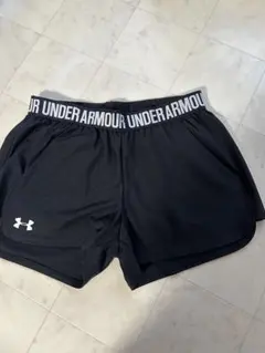 ■アンダーアーマー ブラック ショートパンツ　サイズLG
