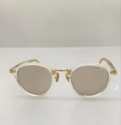 【美品】A.D.S.R. SATCHMO 03 サングラス クリア×ゴールドのサムネイル