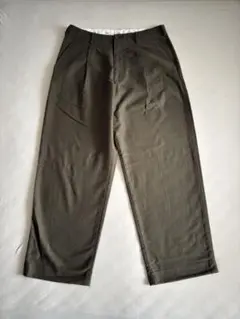 【未使用】UNIQLO JWA タックワイドパンツ 85 オリーブ