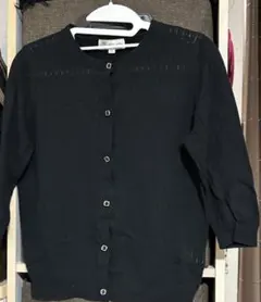 ◾️2着目150円 【MICHEL KLEIN】デザインシアー カーディガン 38